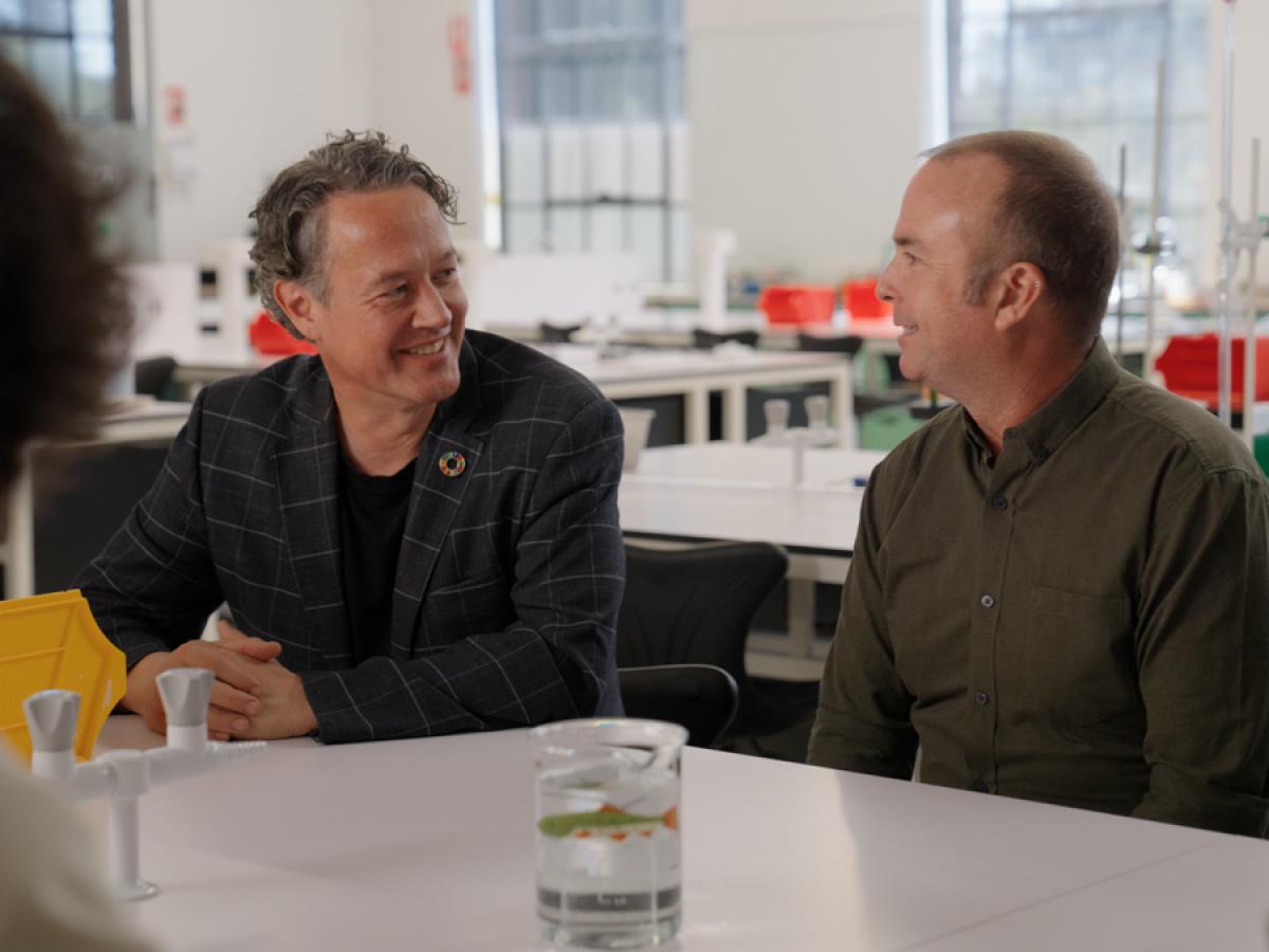 University of Adelaide professors Andy Lowe and Phill Cassey