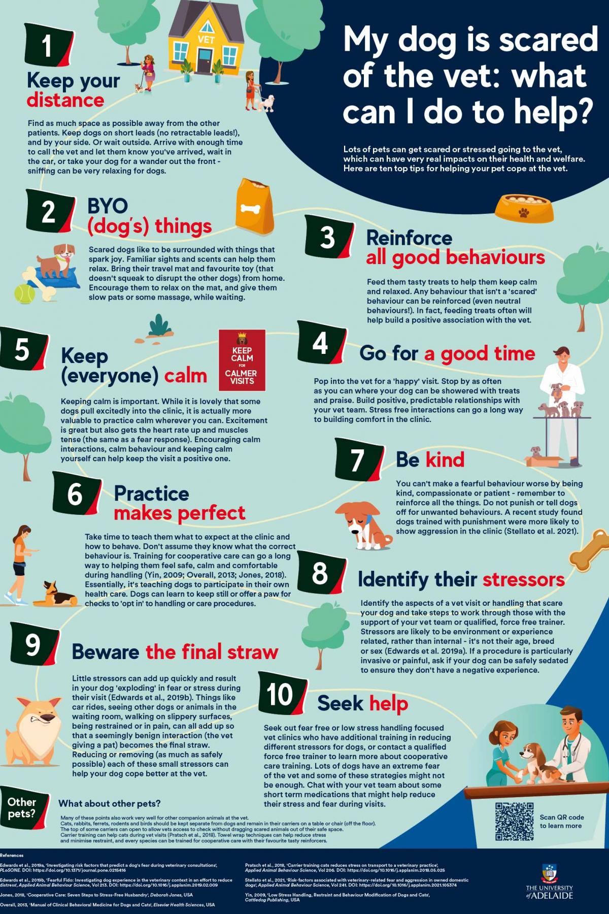 Why are dogs scared of the vet? poster