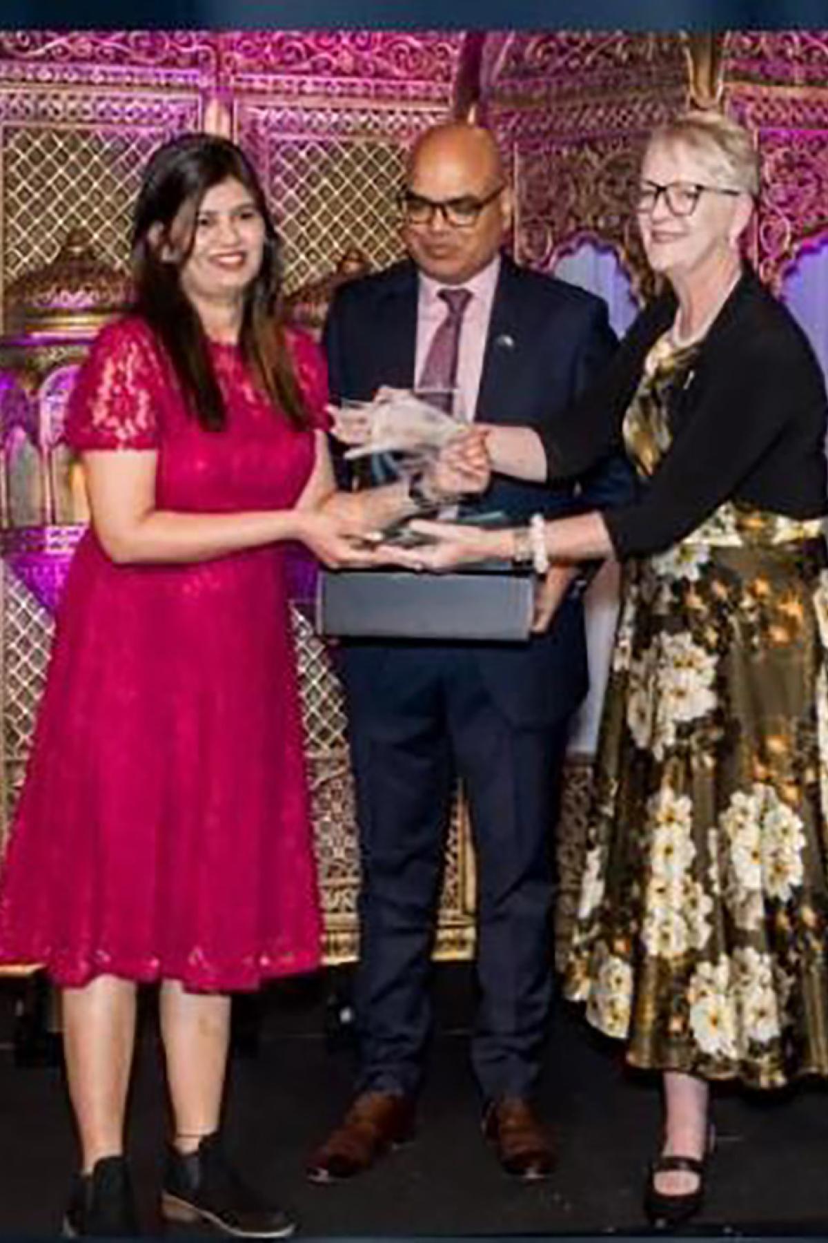 Dr Indu Bala wins STEM Trailblazer Award
