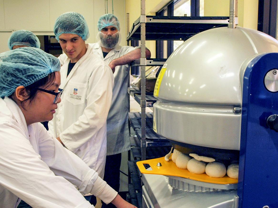 Bachelor of Food and Nutrition Science students baking