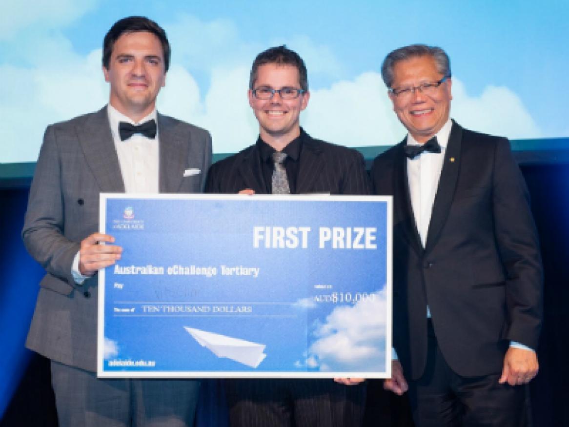 2018 eChallenge winners - Ben Morton and Lewis Dunnigan