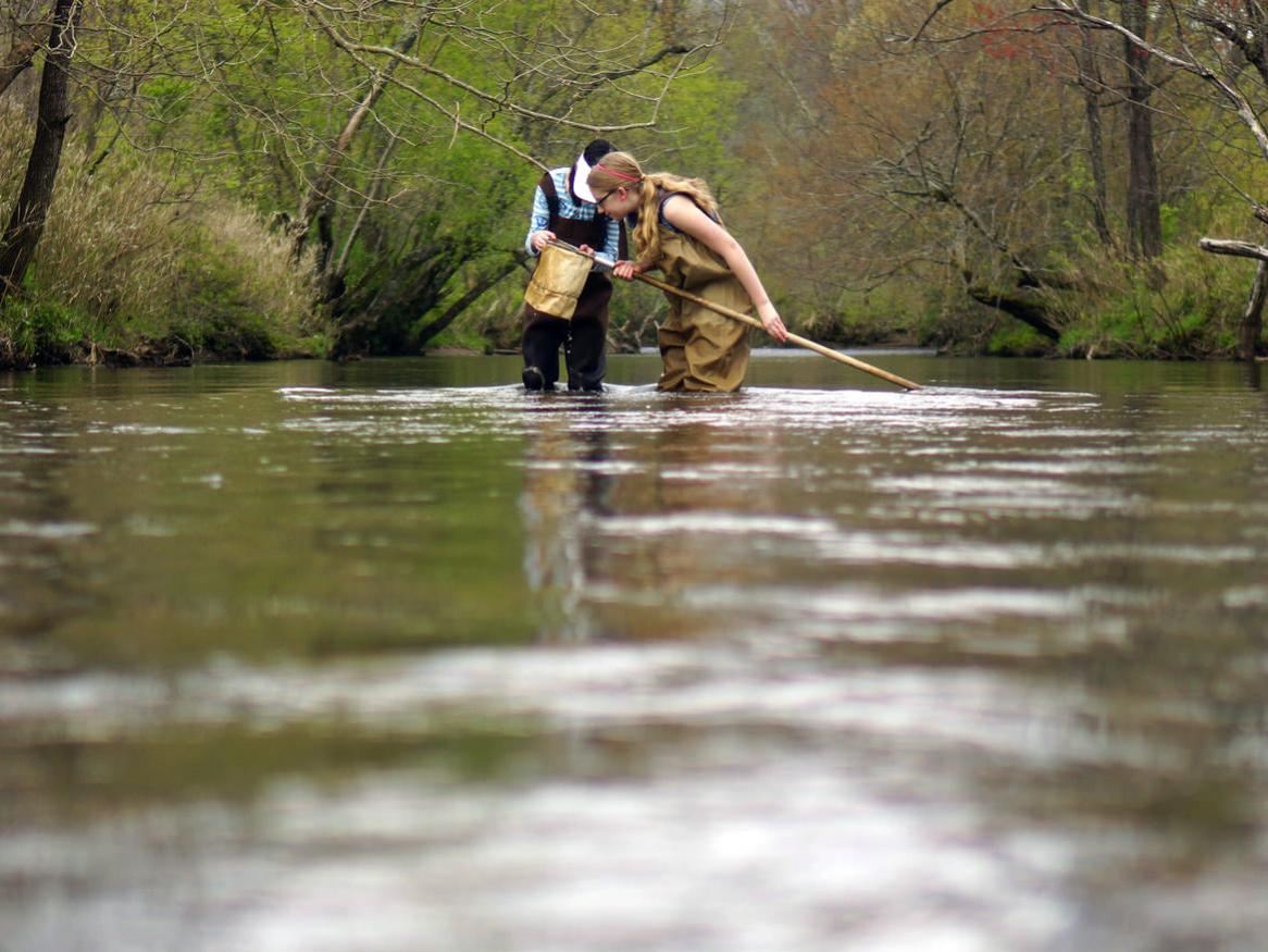 Hunting for aquatic micro invertebrates