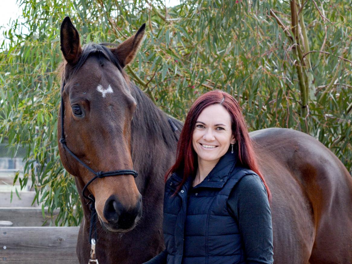 Dr Surita du Preez is leading the study on asthma in horses