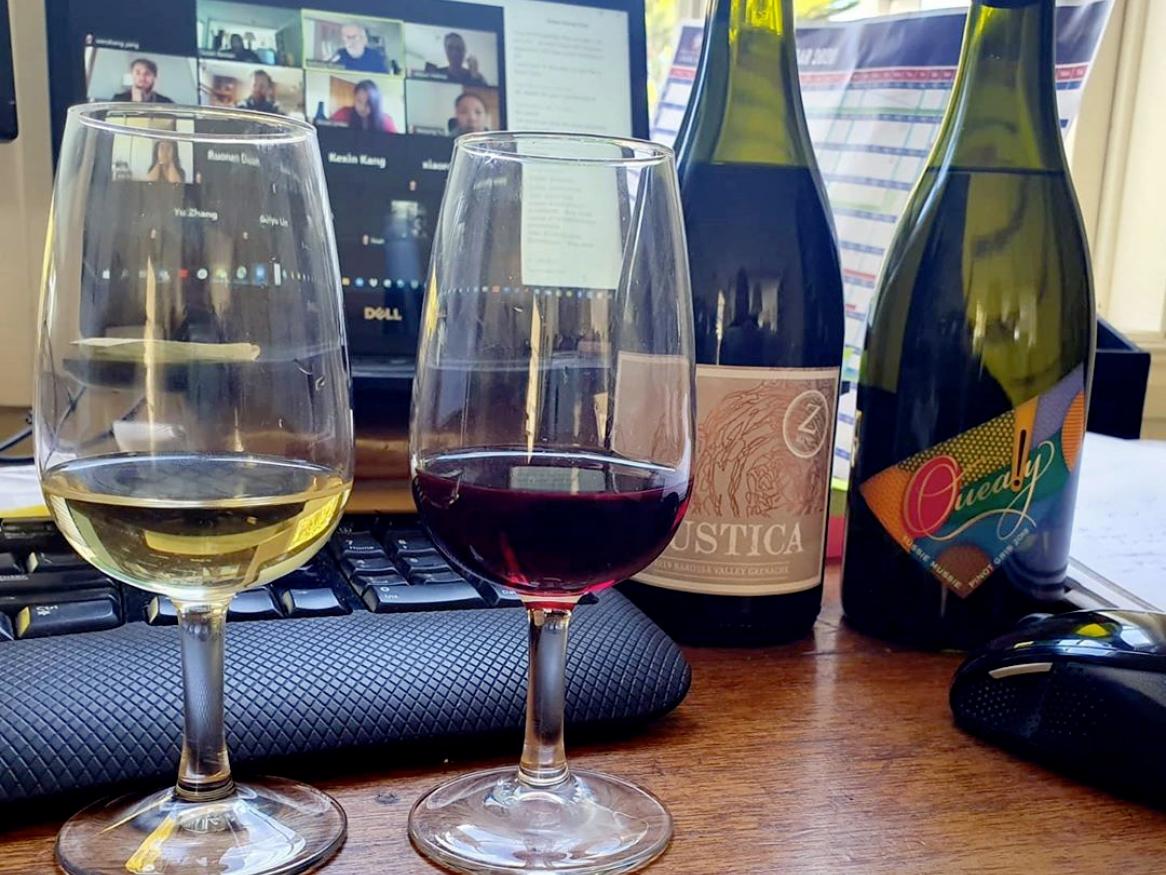 Virtual wine tasting