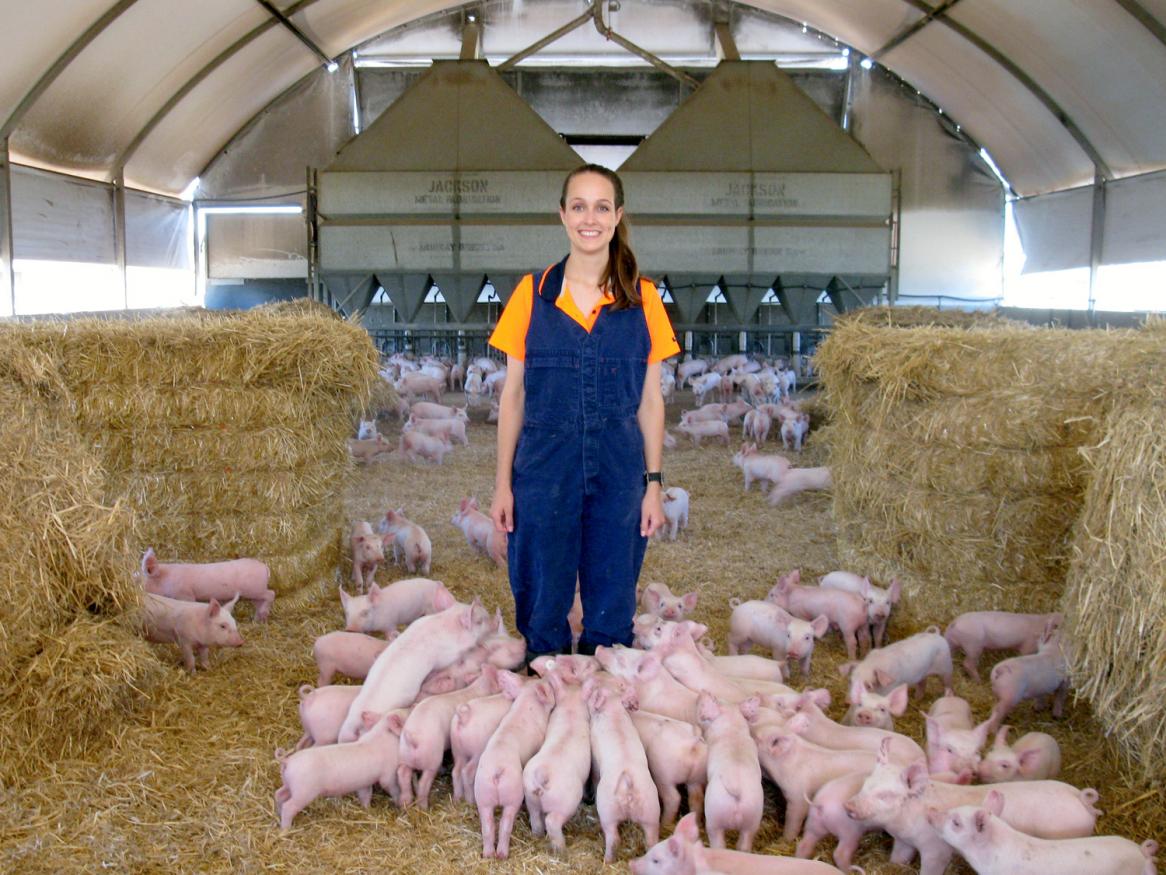 Tanya Nowland animal science graduate and production animal researcher