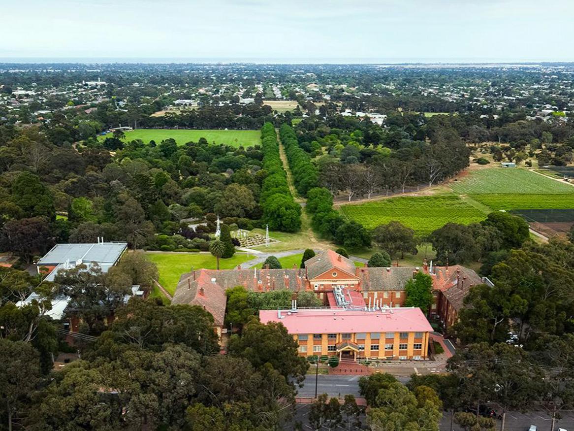 Waite campus aerial photo
