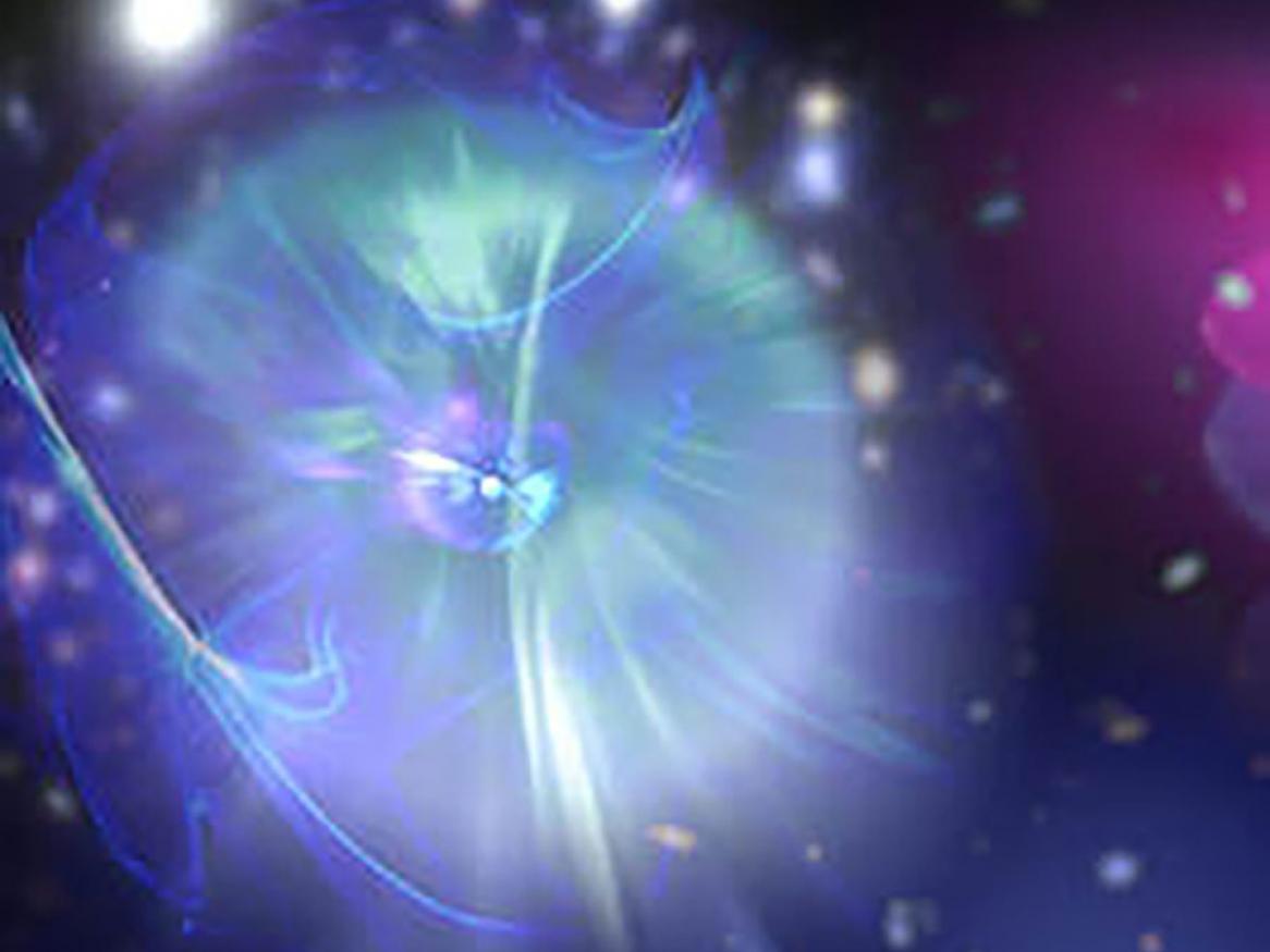 A graphical representation of a supernova