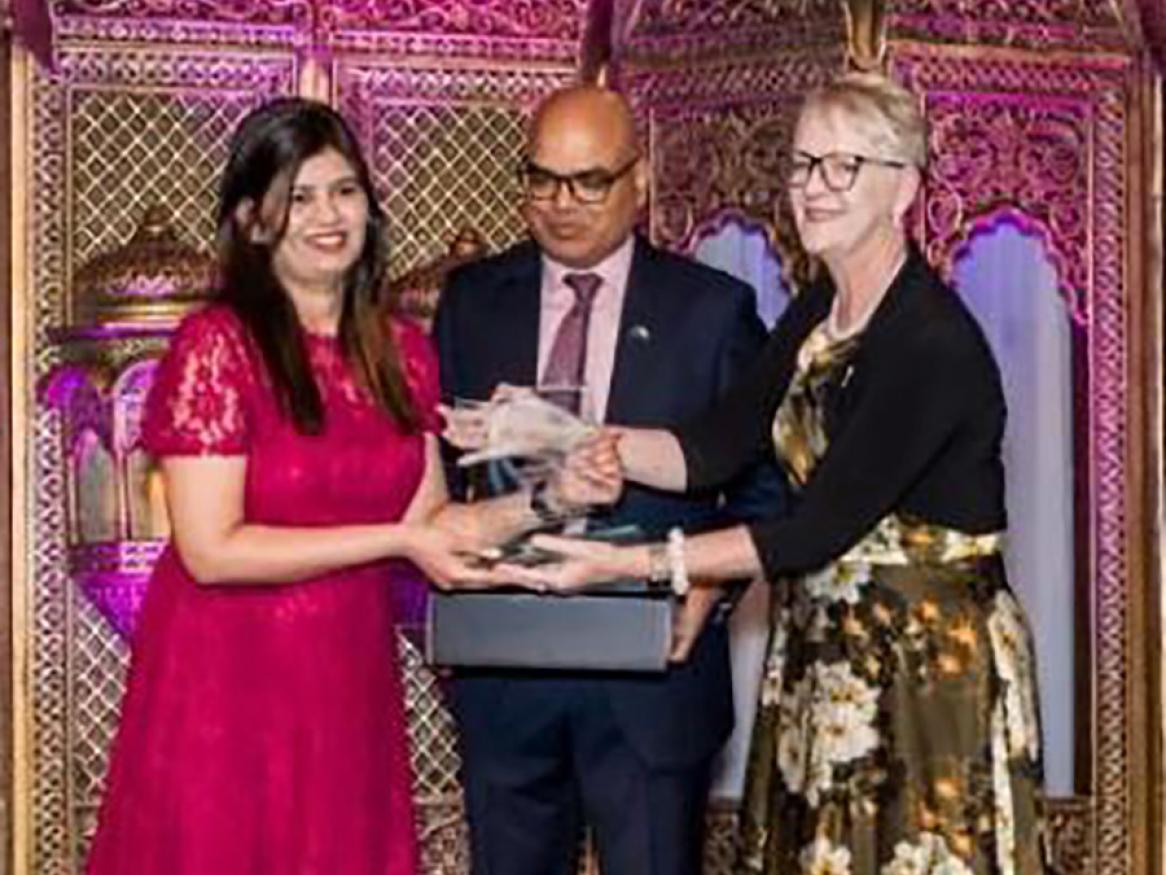 Dr Indu Bala wins STEM Trailblazer Award